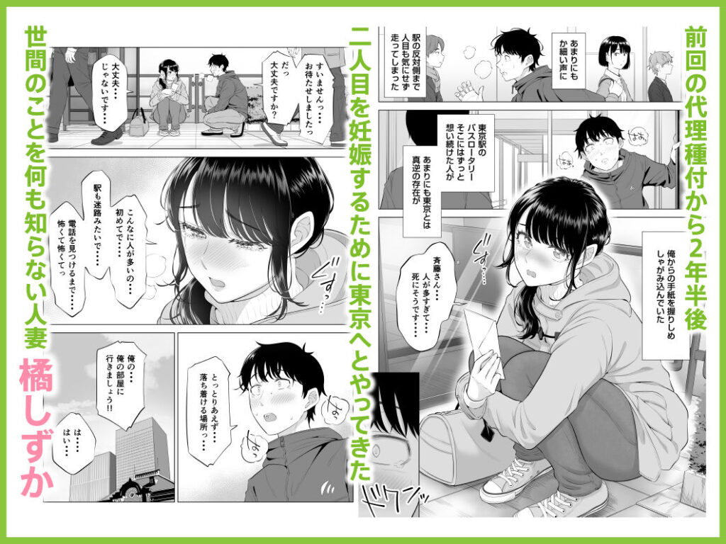 俺が代理種付することになった人妻橘しずかさんはなんにも知らない！！その2 同人誌 サンプル 【ムチムチ・裸エプロン・ご奉仕人妻・孕ませ】